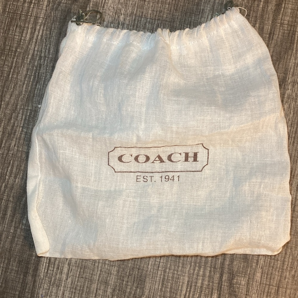 Vintage Coach Silver Sequin wallet wristlet silver w/ dust bag. - Picture 11 of 13